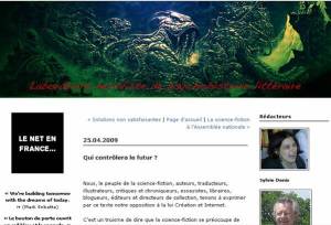 Le Manifeste des auteurs français de science-fiction contre Hadopi