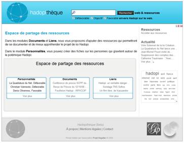 L'Hadopithèque (Projet Magellan)