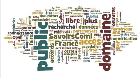 Les mots de la déclaration "Non à la privatisation du domaine public en France !"
